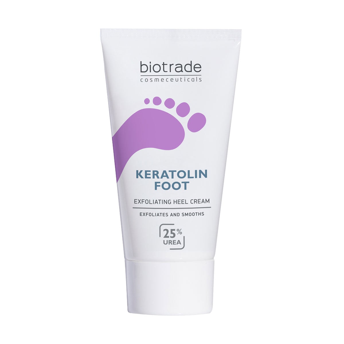 Відлущувальний крем для ніг Biotrade Keratolin Foot Exfoliating Heel Cream з сечовиною 25%, для пом'якшення стоп і п'ят, 50 мл
